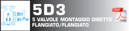 5 valvole montaggio diretto flangiato/flangiato