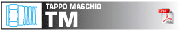 Raccordi filettati - tappo maschio