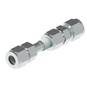 Dielectric union tube fittings