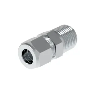 Male connector tube fittings