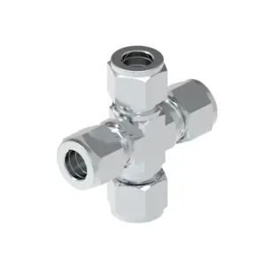 Union cross tube fittings