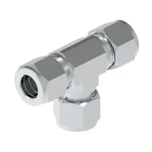 Union tee tube fittings