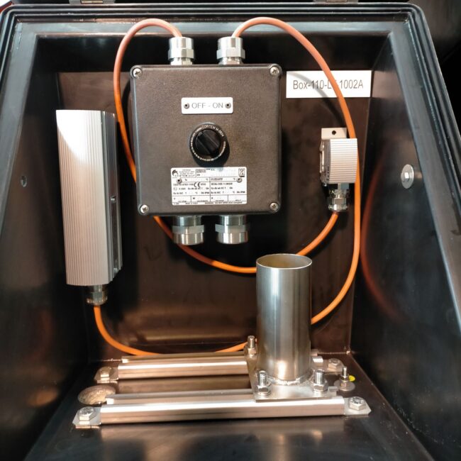 GRP enclosure with switch