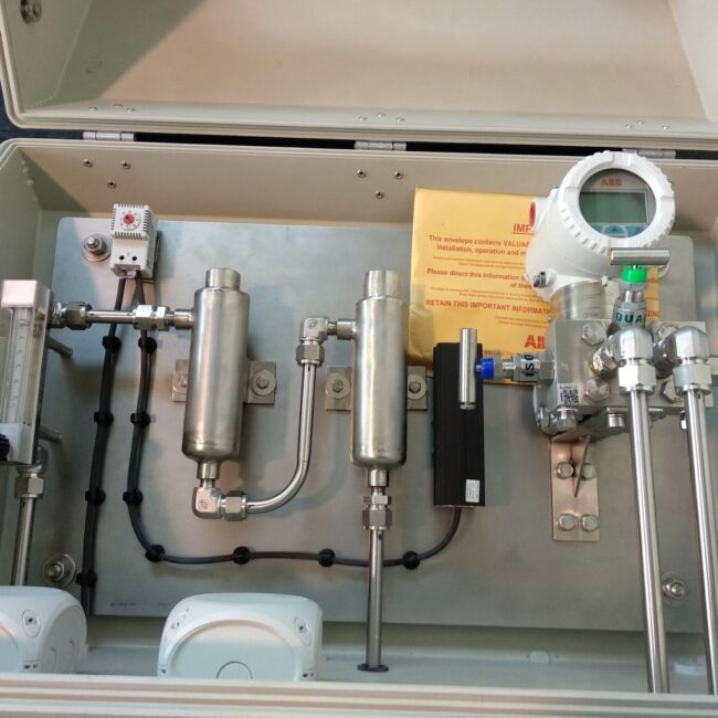 instrument panel into GRP enclosure