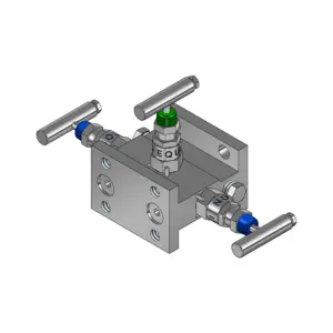 3-Valves Manifold Direct Mounting X Flanged 3D4