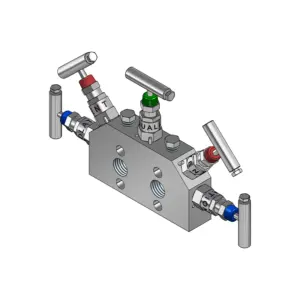 5-Valves Manifold Direct Mounting X Female Thread 5D15