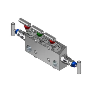 5-Valves Manifold Direct Mounting X Female Thread 5D8
