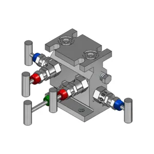 5-Valves Manifold Direct Mounting X Flanged 5D3
