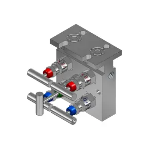 5-Valves Manifold Direct Mounting X Flanged 5D6