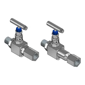 Gauge Valve Threaded Male X Female Swivel/Coupling PGV M-F