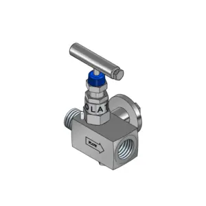 Needle Valve With Drain Threaded Male/Female + Test Flange 6VSP